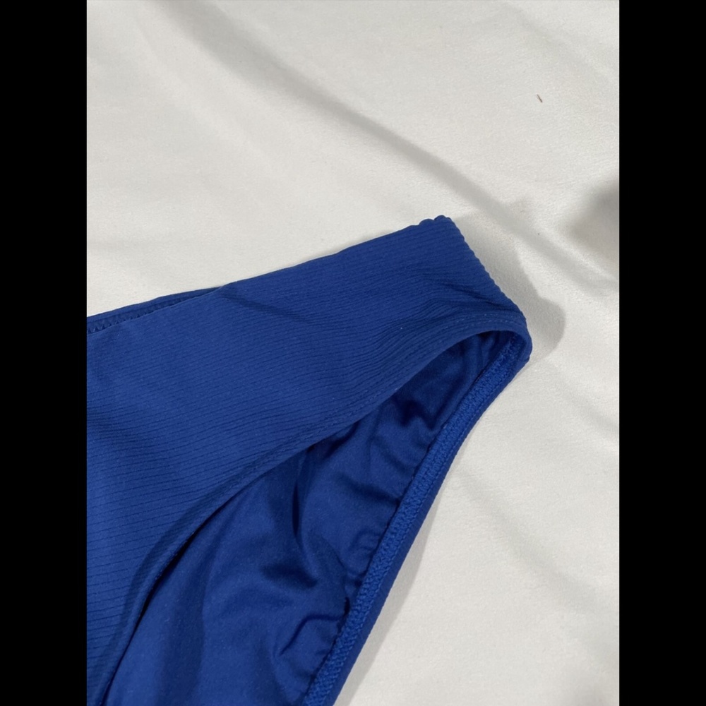 NEW Sea‎ Level Riviera Rib Mid Bikini Bottoms in Ocean Blue [SZ 10 US ] - Picture 6 of 12